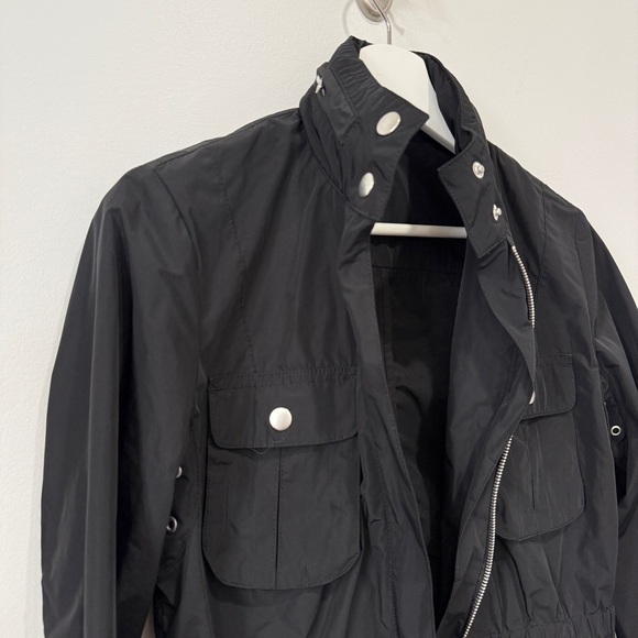 United Colors Of Benetton Black Utility Jacket Size 42 US 6 - Picture 3 of 17